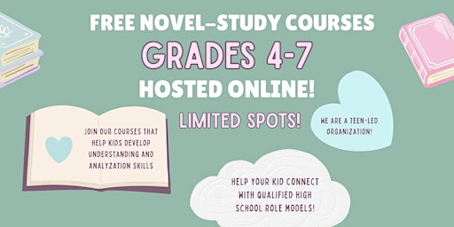 Image principale de FREE Novel-Study Courses for Kids in Grades 4-7 (Hosted Online)