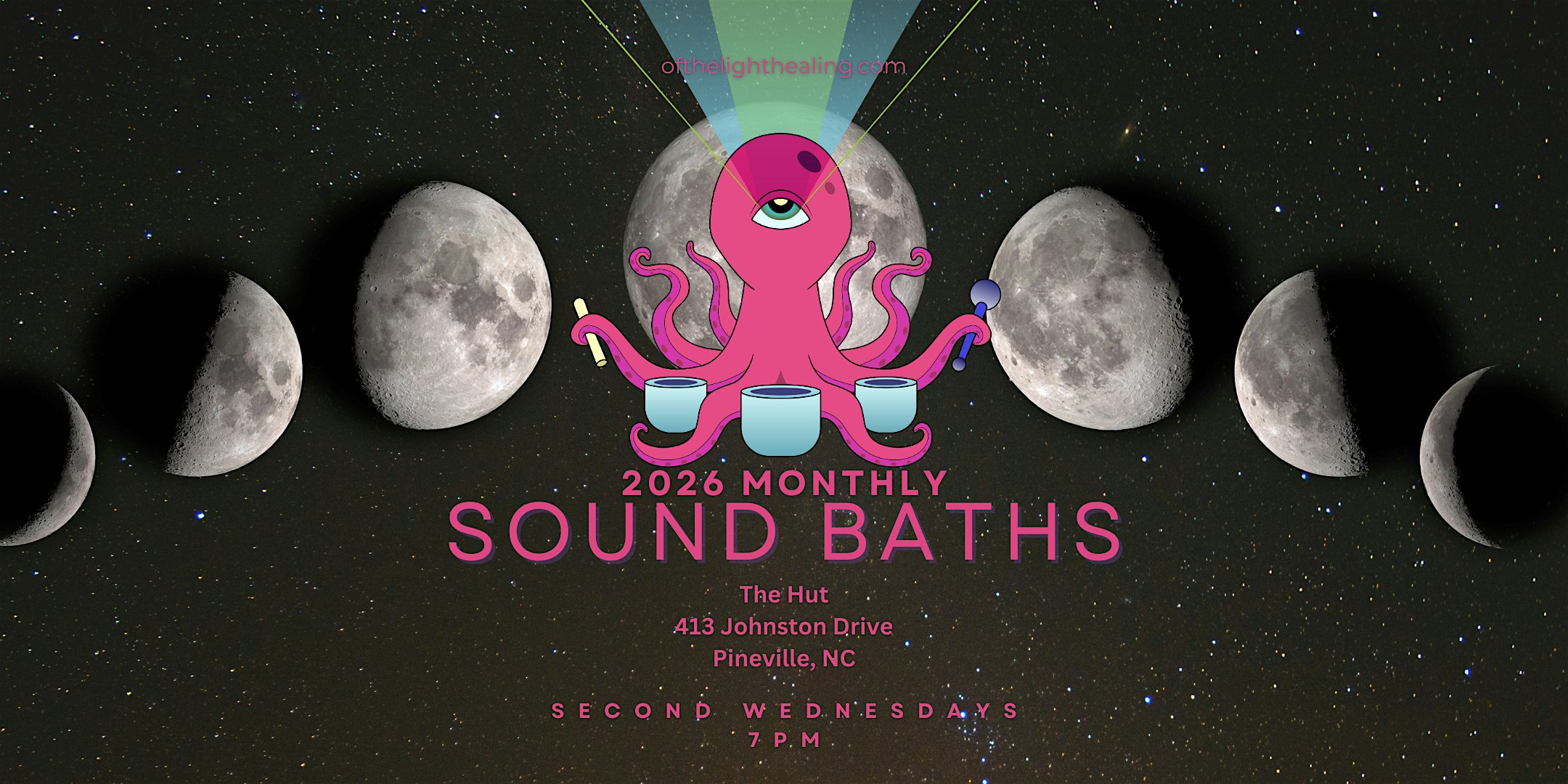 Image principale de Monthly Community Sound Baths in Pineville