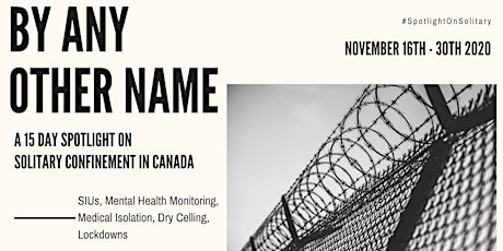 By Any Other Name:  Spotlight on Solitary - Calls For Action