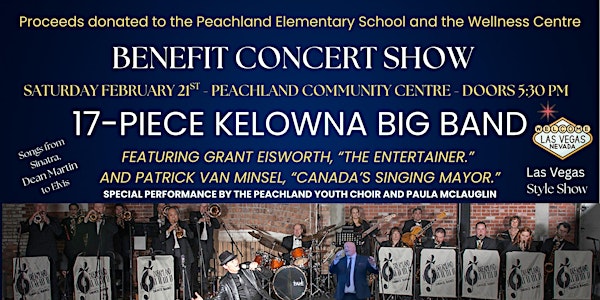17-PIECE KELOWNA BIG BAND BENEFIT CONCERT SHOW