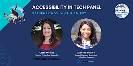 FREE | Bias in Tech: Accessibility in Tech Panel primary image