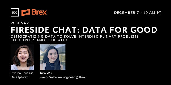 Fireside Chat: Data for Good with Brex