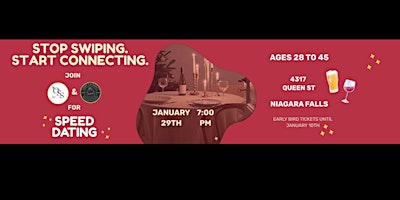 Image principale de Speed Dating Niagara, 28-45 yrs