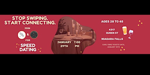 Image principale de Speed Dating Niagara, 28-45 yrs