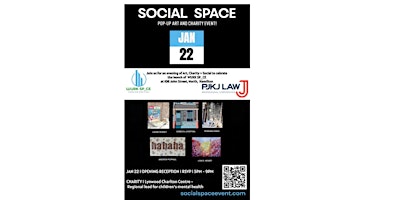Image principale de SOCIAL SPACE | Pop-Up Art + Charity Event - Hosted at PJKJ + WURK SP_CE