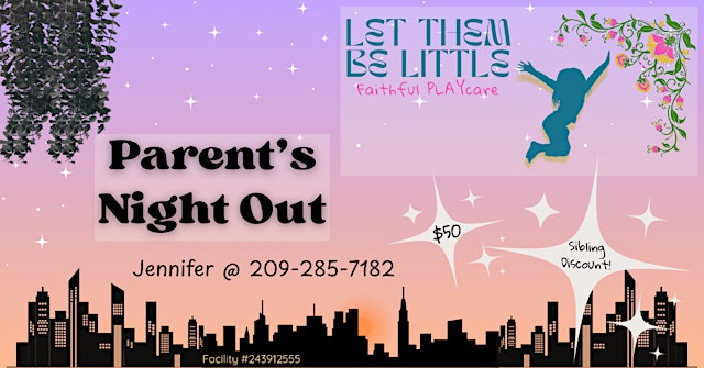 Image principale de Parent's Night Out: Kid's Party!