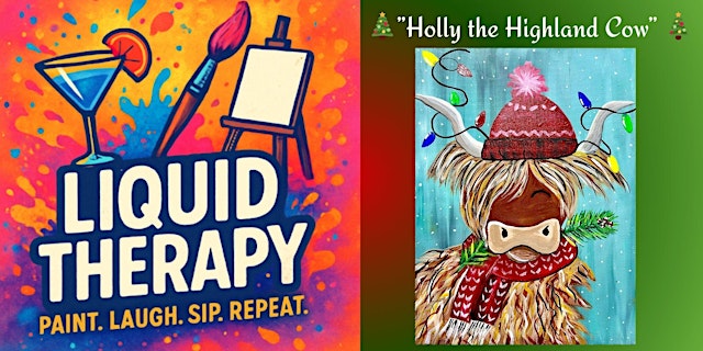 Image principale de Liquid Therapy: “Holly the Highland Cow” Christmas Edition