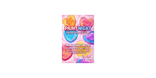 Paint Night Valentine's Edition