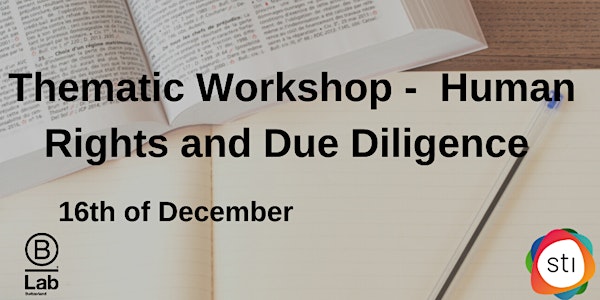 Thematic Workshop - Human Rights and Due Diligence (EN) - 2020.12.16