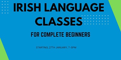 Image principale de Irish Language Classes for complete beginners.