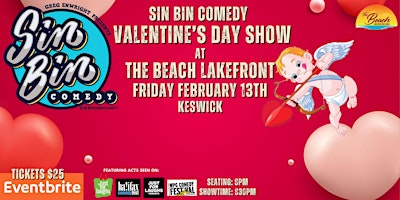 Image principale de Sin Bin Comedy Valentine's Day Show - Keswick
