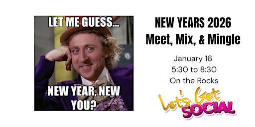 Image principale de New Year, New You? Singles Mixer January 16
