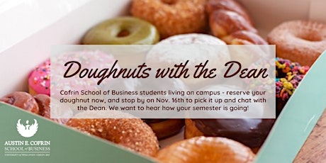 Doughnuts with the Dean