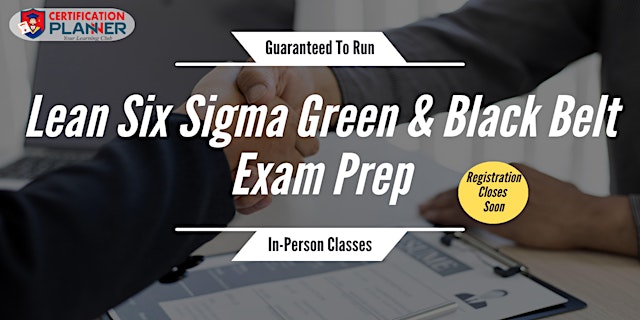 Image principale de Six Sigma Green & Black Belt Training with Exam Voucher in Grand Rapids