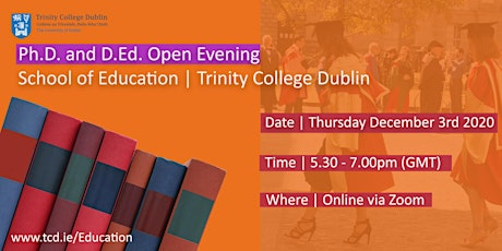 Ph.D. and D.Ed.Open Evening Webinar primary image