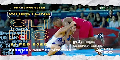 Image principale de Hung Mun Winter Meeting - Wrestling Clinic with Francisco Soler