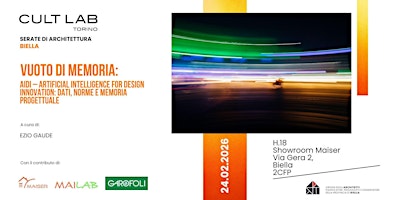 Image principale de SERATE DI ARCHITETTURA BIELLA: Vuoto di memoria