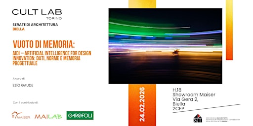Image principale de SERATE DI ARCHITETTURA BIELLA: Vuoto di memoria