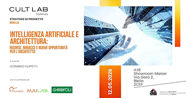Image principale de STRATEGIE DI PROGETTO BIELLA: Intelligenza artificiale e architettura