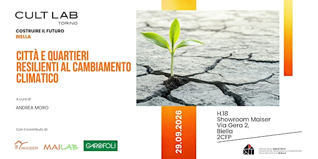 Image principale de COSTRUIRE IL FUTURO BIELLA: Cambiamento climatico