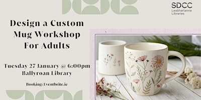 Image principale de Design a Custom Mug Workshop for Adults