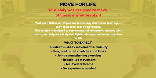 Image principale de MOVE FOR LIFE