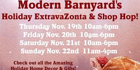 Modern Barnyard's Holiday ExtravaZonta & Zonta Shop Hop!