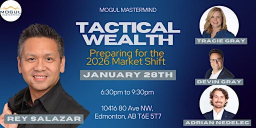Image principale de Tactical Wealth: Preparing for the 2026 Market Shift