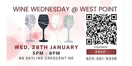 Image principale de Hot Wine Wednesday @ West Point Stones