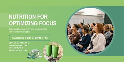 Image principale de Nutrition For Focus & Brain Health