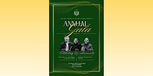 Image principale de Ottawa Islamic School Annual Gala