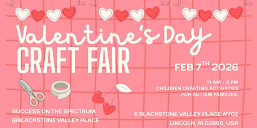 Image principale de Autism Valentine's Craft Fair