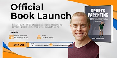 Image principale de Sports Parenting: Revised BOOK LAUNCH