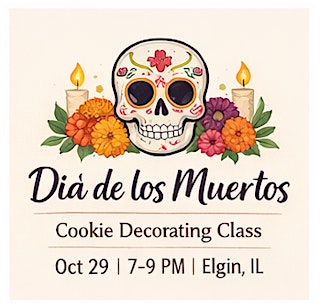 "Día de los Muertos" Cookie Decorating Class w/ My Cookie Cottage primary image