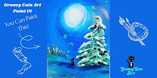 Image principale de Groovy Cats Art Paint IN - Moonlit Pine