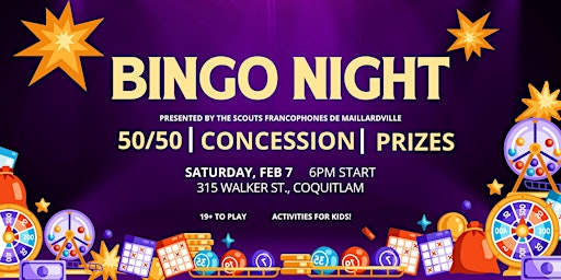 Image principale de Scouts Bingo Night