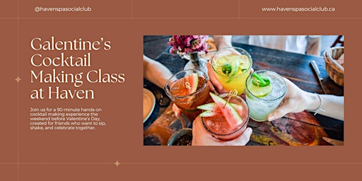 Image principale de Galentine’s Cocktail Making Experience at Haven
