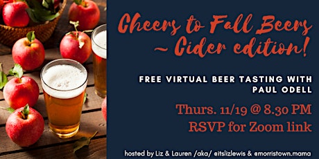 Cheers to Fall Beers: Virtual Cider Tasting primary image