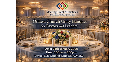 Image principale de Ottawa Church Unity Banquet for Pastors and Leaders