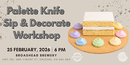 Image principale de Sip & Decorate - Palette Knife Workshop