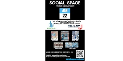 Image principale de SOCIAL SPACE | Pop-Up Art + Charity Event - Hosted at PJKJ + WURK SP_CE