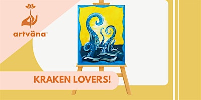 Artvana KRAKEN Paint & Sip art class at Top Rung Brewing Lacey February image