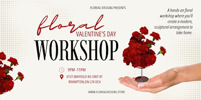 Image principale de Valentine’s Day Floral Workshop: A Sculptural Design Experience