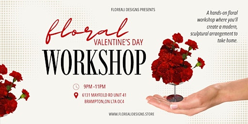 Image principale de Valentine’s Day Floral Workshop: A Sculptural Design Experience