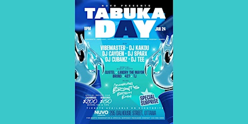 Image principale de TABUKA DAY @ NUVO UPSCALE NIGHTCLUB VIP EXPERIENCE