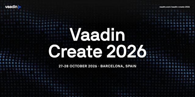 Imagen principal de Vaadin Create 2026