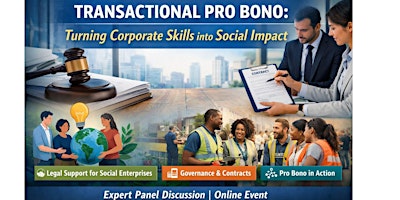 Image principale de Transactional Pro Bono: Turning Corporate Skills into Social Impact