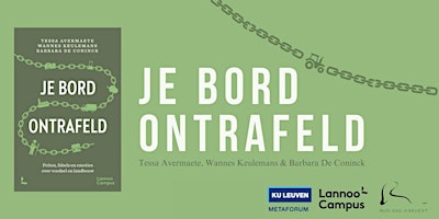 Image principale de Boekvoorstelling: Je bord ontrafeld