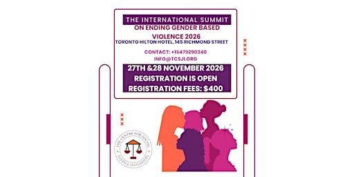 The 5th International Summit on Ending Gender-Based Violence 2026(ISEGBV26) primary image