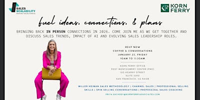 Image principale de Coffee & Conversations - SFO Edition